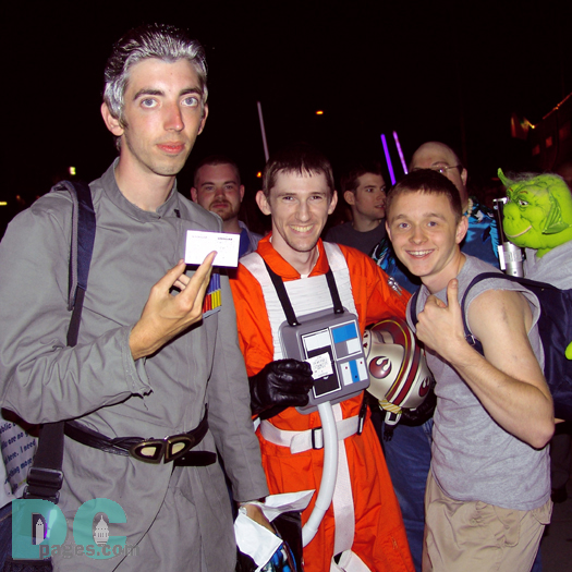 These anxious fans are hyped up to see 'Revenge of the Sith.'