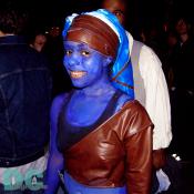 Few things are as graceful as a female Twi'lek waiting to see the new Star Wars movie. 