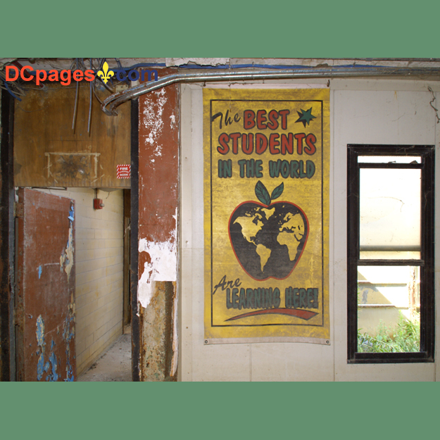 August 2, 2007 - Ninth Ward of New Orleans - 5300 Law Sreet, New Orleans, 70117, LA 504-942-3602 - Alfred Lawless High School - Poster - The BEST STUDENTS IN THE WORLD Are LEARNING HERE 