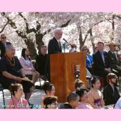 Ambassador Ryozo Kato Addresses the audience.