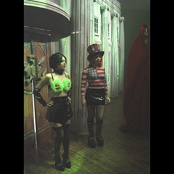 Goth interns invite us to the Fright House