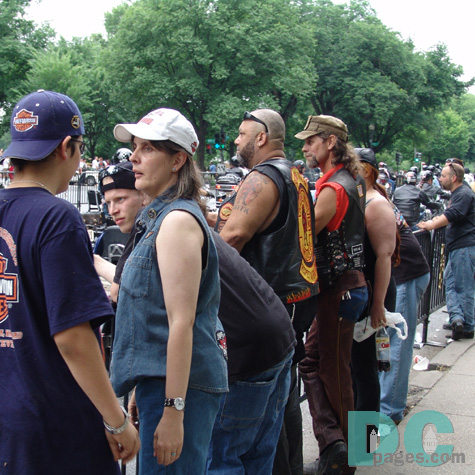 You can tell that these people are not only spectators, but also participants.