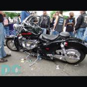 The Boss Hoss is a one of a kind 8 cylinder motorcycle.