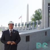 Jim Walsh was the General Contractor for the World War II Memorial. "People should come out of this Memorial saying thanks to all those that served."