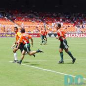 "GOAL---!!!" Cienfuegos finished a pass from Campos!! Campos recorded an assist as a GK!!