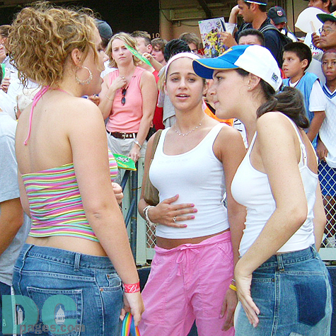 Fashionable girls were talking about their favorite player, Freddy Adu.