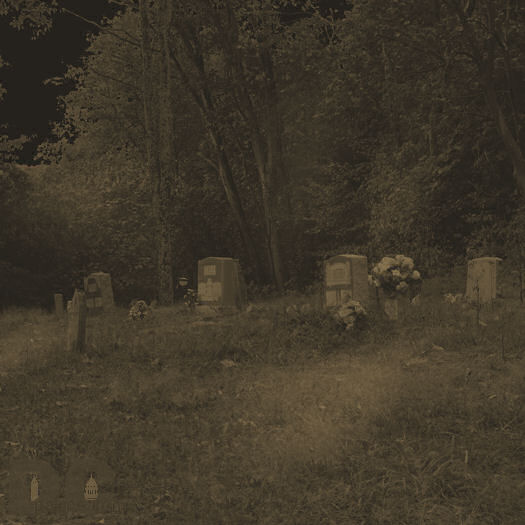 As I approached the grave site water vapor appeared around the tomb stones. This may have been caused by a temperature fluctuation.