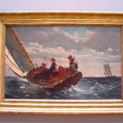 Breezing Up (A Fair Wind): Winslow Homer painted in 1876
