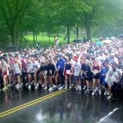 Full of adrenaline, the runners take off