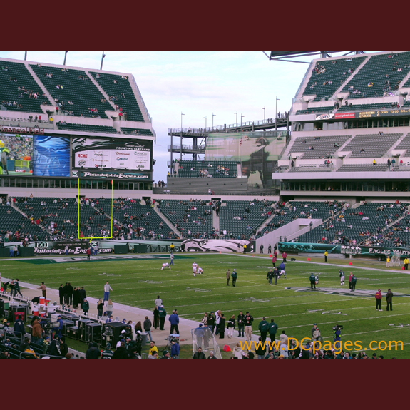 North Eastern view of Lincoln Financial stadium.