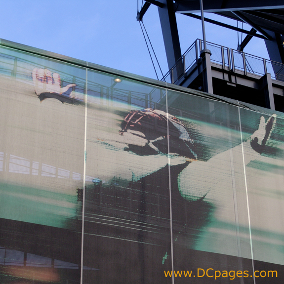 Screen of Eagle player with his wings extended to the sky.