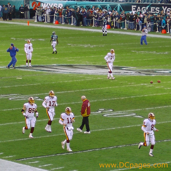 Pregame warmup ends.