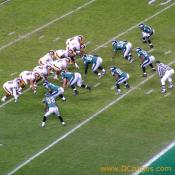 The Redskins are ready to score at the Eagles 8 yard line.