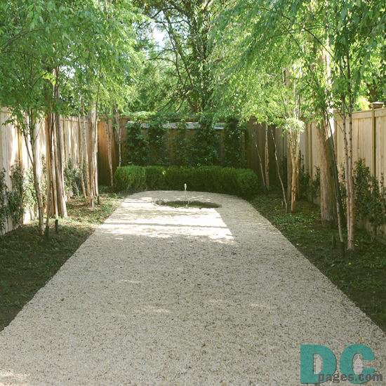 Gravel landscape