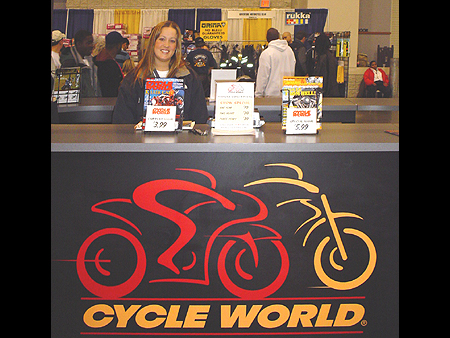 Toyota Trucks renewed sponsorship of The Cycle World International Motorcycle Shows. The shows provide a significant avenue to increasing visibility for Toyota Trucks," stated Todd Ferguson, Toyota's National Merchandising Manager.