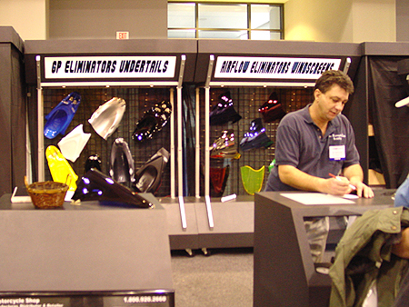One of the great things about the show is that you could buy practically any kind of after market accessory for your motorcycle.