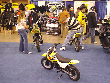 Suzuki has a motorbike for everyone in the family.
