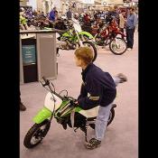 Hey kid! Where are you going with that dirt bike?