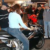 The seat is surprisingly more comfortable than you would think for a supersport.