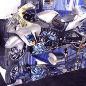 The airbrush work on this HAYABUSA is nothing short of incredible.
