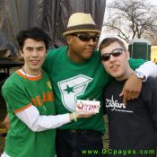 'Scotts New Band' gets ready for their performance at Shamrock fest.