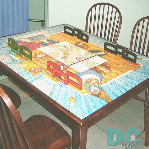 Dining table of Boarding House give you images and reproduce sounds of scenes at boarding houses during 1790 - 1860. 
