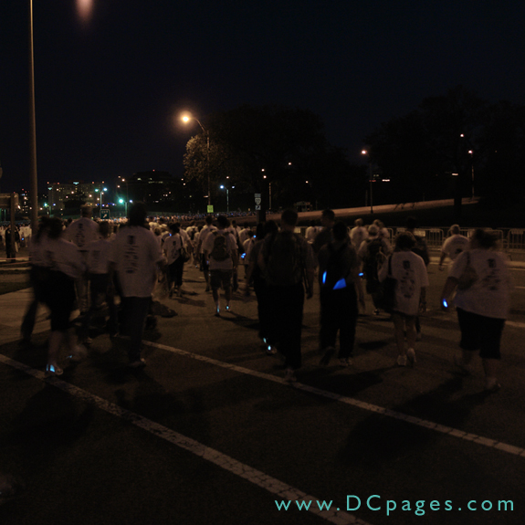 About 400 family members of the victims, including those working at the Pentagon, participated in the walk.
