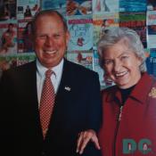Phil and Ellie Merrill celebrate 25 years of publishing The Washingtonian.
