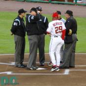 This game marked the first regular-season major league meeting between the cities since 1971.