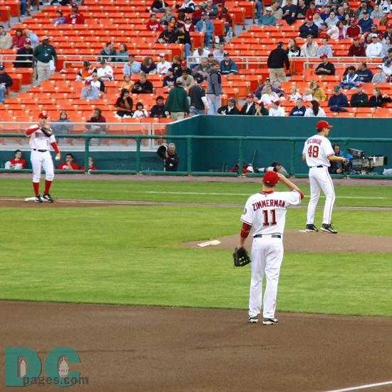 George Washington University's own Mike O'Connor got the start for the home team.