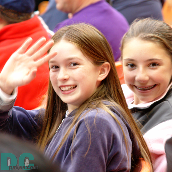 These young Washington Nationals fans were all smiles throughout the game. It was their first game at RFK together.