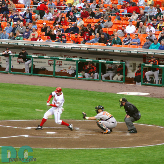 What a great shot. You can see the ball coming right off the bat.