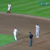 For the night Baltimore Orioles catcher Ramon Hernandez was 2-5 but stranded five baserunners.