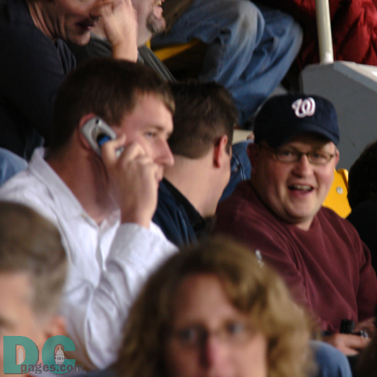 DCpages staff and friends enjoying the game.