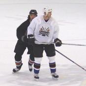 Robert Lang trying to sneak up on Halpern.