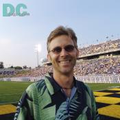 DCpages' Alumni, Cliff Bressler takes sometime to help the photography crew.