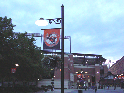 Getting closer to the stadium...