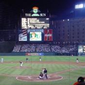 Anaheim Angels are up at bat