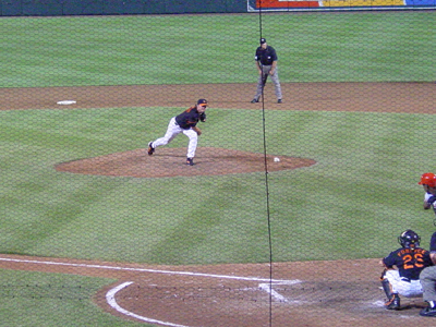 I think that ball is going 90 miles an hour