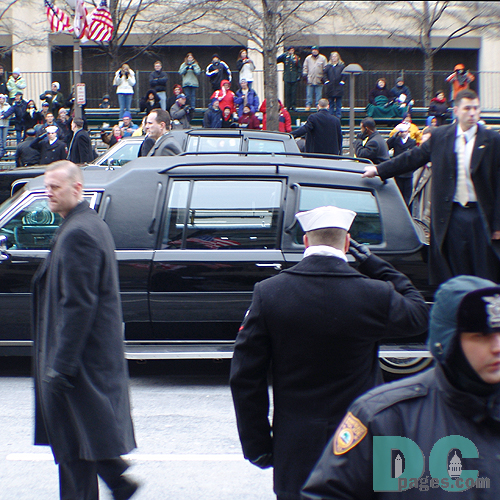 Secret Service escort Vice President