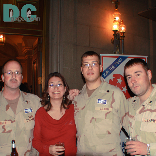 Heroes Red White and Blue Ball. Wounded Servicemembers