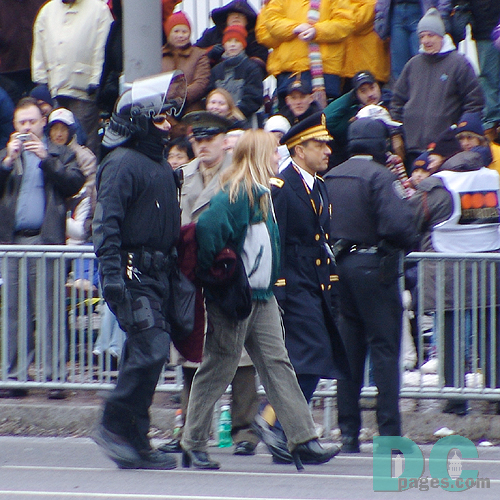 Inauguration Protester arrested