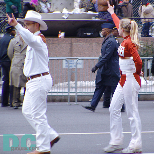 This is the sixth Presidential Inaugural Parade appearance for the "Show Band of the
Southwest." 