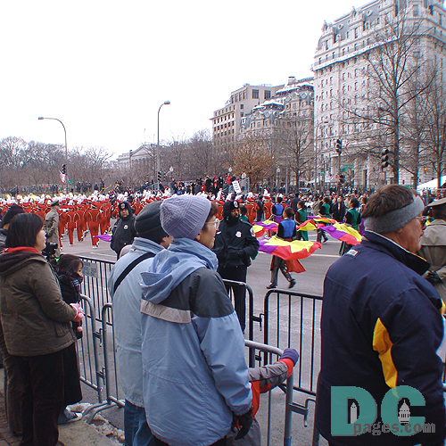 Watching the parade