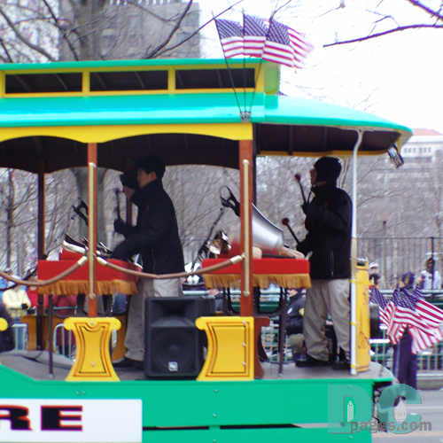 Parade performers