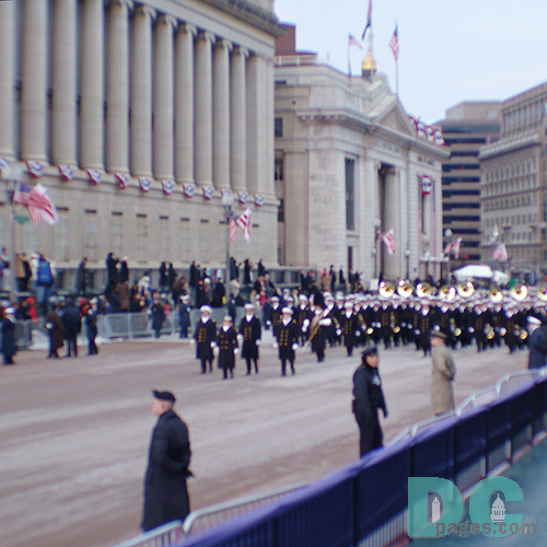 Marching performers