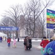 Walking to Capitol Swearing-In Ceremony