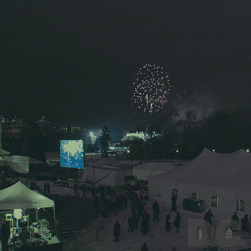 Fireworks over White House