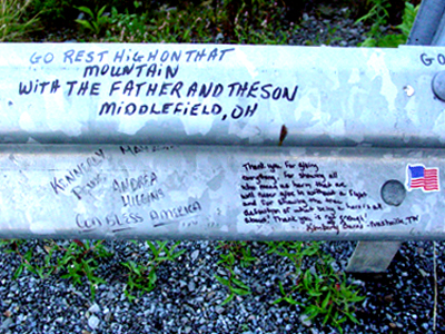 God bless the Americans who took the time to visit and write.