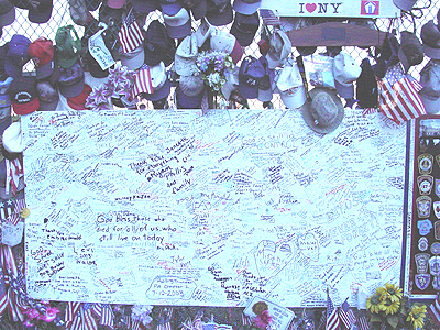 A wall of honour